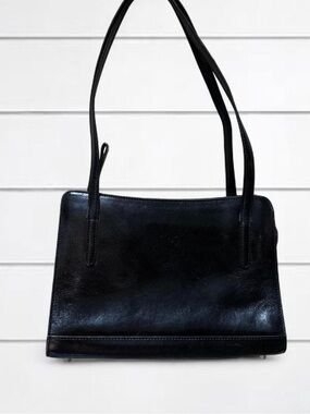 Vintage Monsac Black leather purse